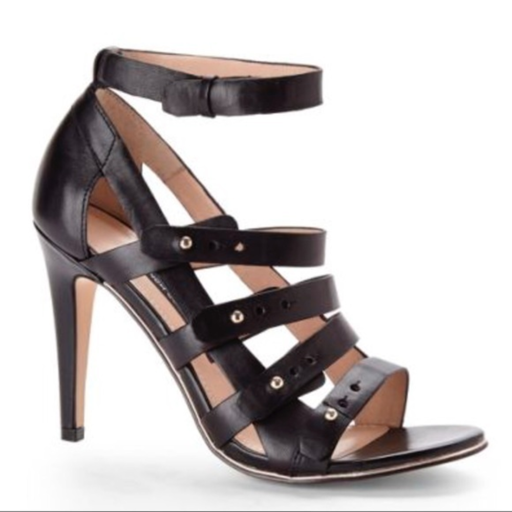 French connection Nolinda caged sandal‎ heel 39.5
